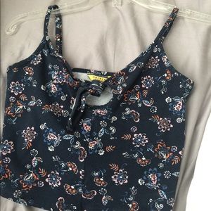 floral tank top